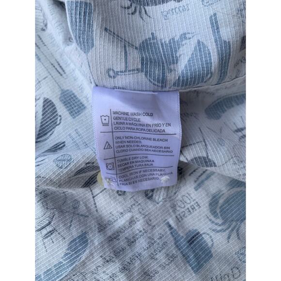 Coleman Men's Backyard BBQ Grilling Button Down Shirt Size Large - Picture 8 of 9